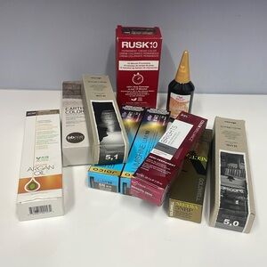 LOT Hair Color and Treatment new. 10 shades.  New